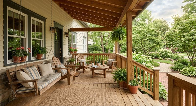 Wood Porch Construction in Fairfield County, CT